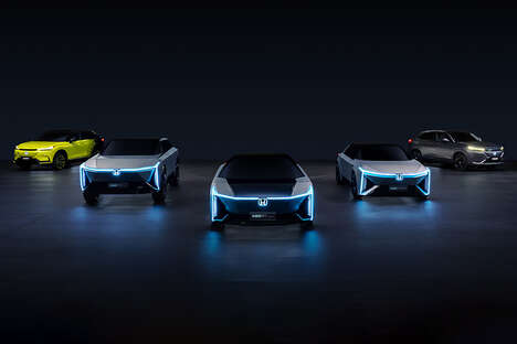 Futuristic High-Tech EVs