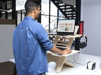 Height-Adjustable Desk Stands Image 1