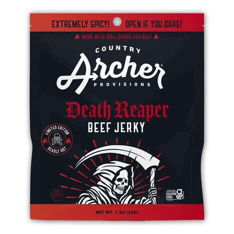 Ultra-Fiery Jerky Snacks