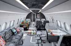 Artistically Accented Private Jets