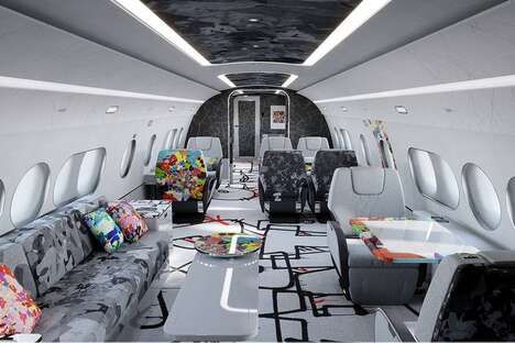 Artistically Accented Private Jets