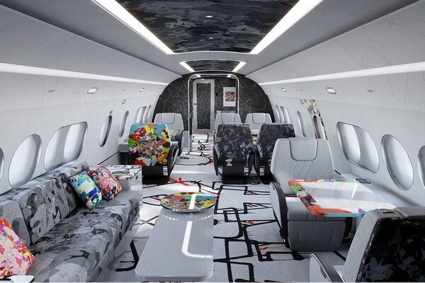 Artistically Accented Private Jets