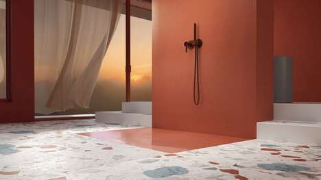 Optical Illusion Shower Tiles