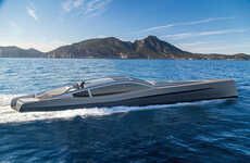 Sleek Hybrid Racing Yachts