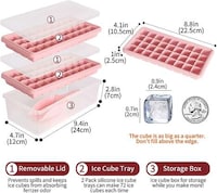 Compact Ice Cub Storage Boxes Image 3