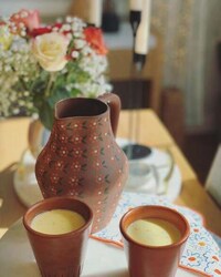 Terracotta Daisies Pitchers Image 2