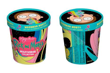 Cosmic Cartoon-Themed Ice Creams