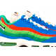 Vibrantly Colored Retro Sneakers Image 4