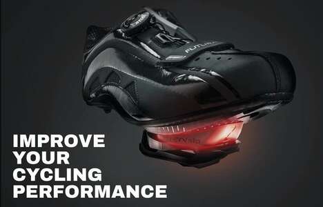 Cadence-Boosting Cyclist Shoe Devices