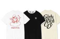 Cherub-Print Graphic T-Shirts