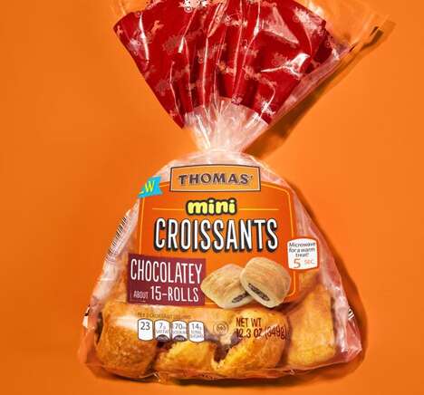 Mini Chocolate-Infused Croissants