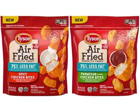 Frozen Air-Fried Chicken Snacks