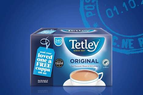 On-Pack Tea-Sending Promotions