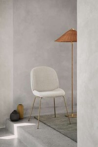 Neutral Upholstery Dining Chairs Image 1