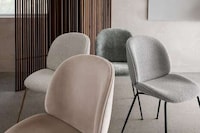 Neutral Upholstery Dining Chairs Image 2
