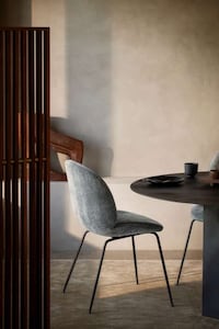 Neutral Upholstery Dining Chairs Image 4