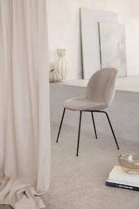 Neutral Upholstery Dining Chairs Image 8