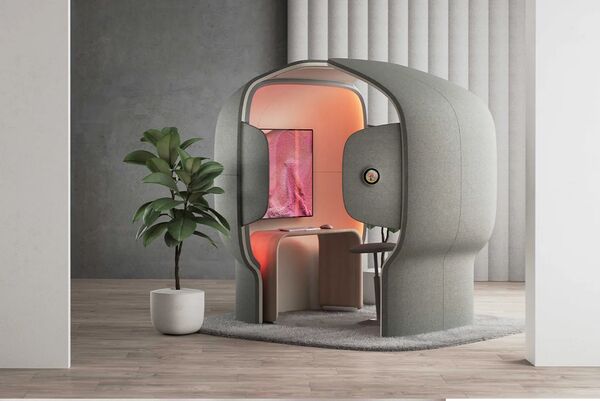 Hybrid Office Desk Pods