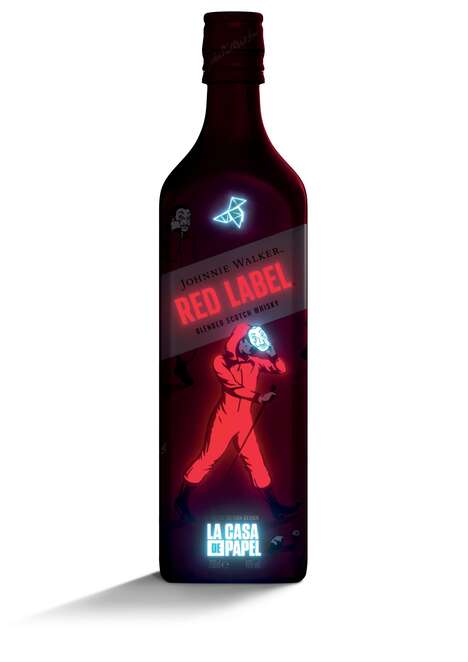 Heist-Inspired Whisky Bottles