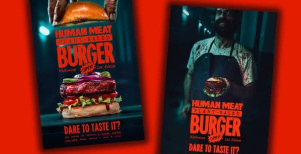 Plant-Based Human Meat Burgers