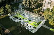 Sneaker-Made Basketball Courts