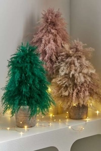 Pampas Grass Holiday Trees Image 1