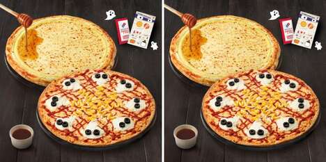 Spooky Halloween-Themed Pizzas