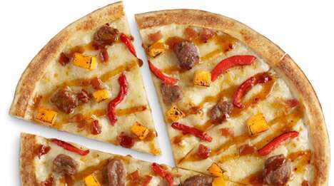 Autumnal Squash-Topped Pizzas