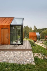 Corten-Clad Spa Cabins Image 3