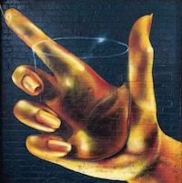 Whiskey-Themed Street Art Image 1