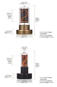 Single-Digit Nixie Tube Clocks Image 2