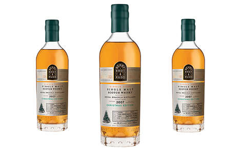Aged Christmas-Themed Whiskeys
