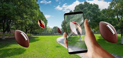 AR-Enabled NFT Football Hunts