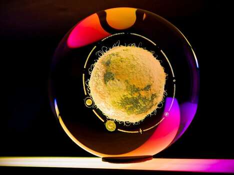 Glass Solar System Artwork
