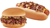 Brisket-Topped Hot Dogs Image 1