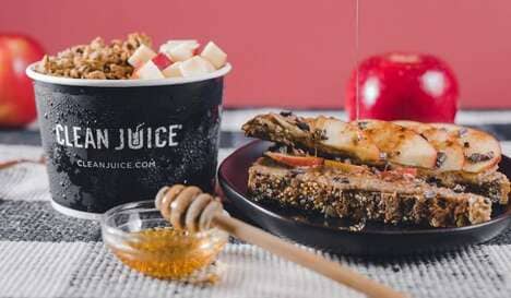 Apple-Topped Acai Bowls