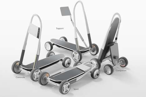 Senior-Supporting Mobility Skateboards