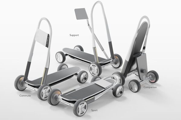 Senior-Supporting Mobility Skateboards