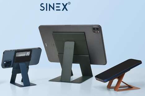 Origami-Inspired Technology Stands