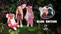 Glow-in-the-Dark Fashion Dolls