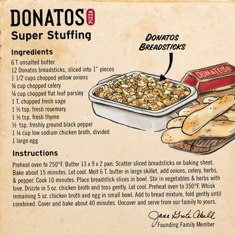 Breadstick Stuffing Recipes