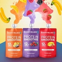 On-the-Go Fruit Protein Smoothies