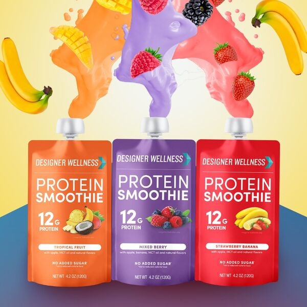 On-the-Go Fruit Protein Smoothies