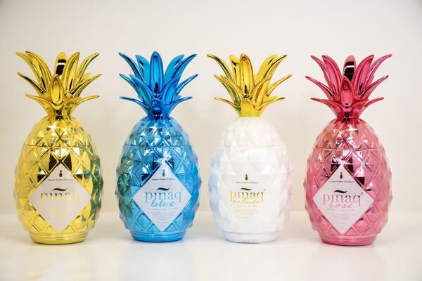 Ultra-Smooth Pineapple Liqueurs