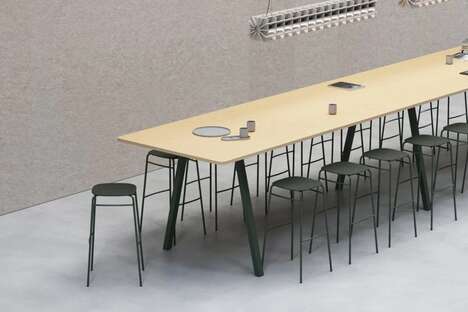 Tubular Steel Framed Stools
