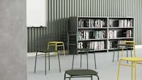 Tubular Steel Framed Stools Image 3