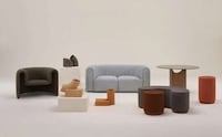 Ribbed-Cushioned Couches Image 2
