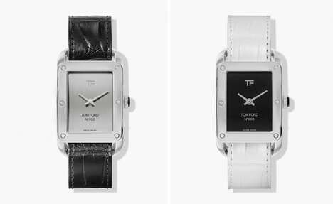 Minimalist Rectangular Timepiece Collections