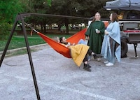 Hammock-Hauling Micro-Campers Image 1