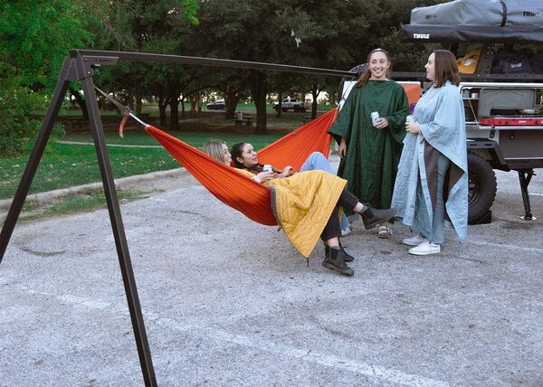 Hammock-Hauling Micro-Campers